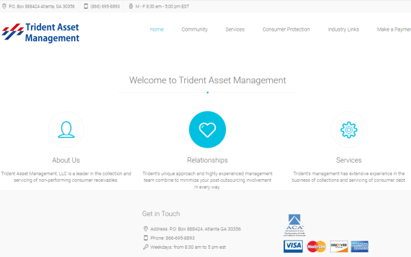 Trident Asset Managemanet TAM - Resolve Debt Zip through debt disputes with ZumaZip.com Respond Settle Arbitrate - Your Legal Lifeline
