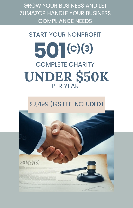 Start Your Nonprofit 501(c)(3) – Approved for Tax Exemption